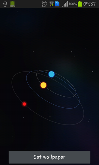 Скачать Star orbit - бесплатные живые обои для Андроида на рабочий стол.