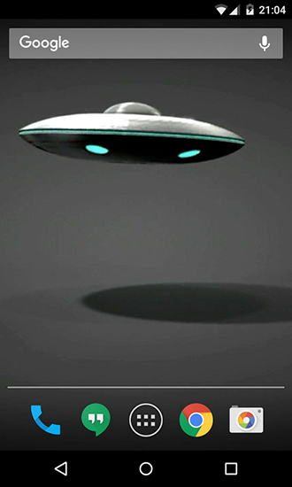 Скачать UFO 3D - бесплатные живые обои для Андроида на рабочий стол.
