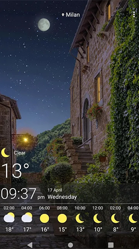 Скриншот экрана Weather by SkySky на телефоне и планшете.