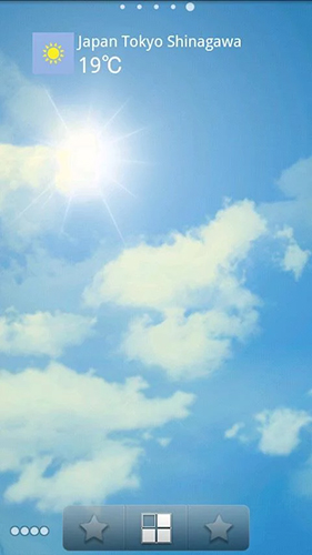 Скриншот экрана Weather sky на телефоне и планшете.