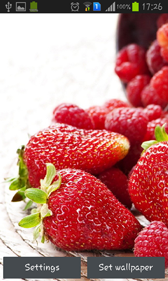 Скачать Wild berries - бесплатные живые обои для Андроида на рабочий стол.