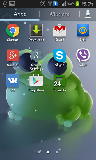Скриншот экрана Apple frog на телефоне и планшете.