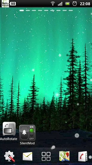 Скриншот экрана Aurora на телефоне и планшете.