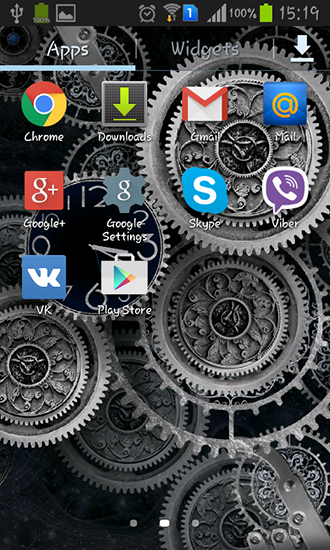 Скриншот экрана Black clock by Mzemo на телефоне и планшете.