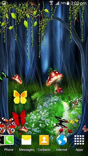 Скриншот экрана Butterfly: Nature на телефоне и планшете.