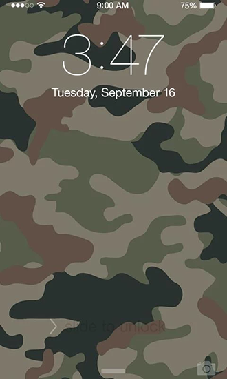 Скриншот экрана Camouflage на телефоне и планшете.