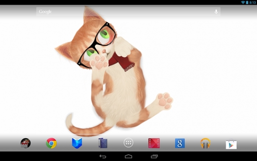 Скриншот экрана Cat HD на телефоне и планшете.