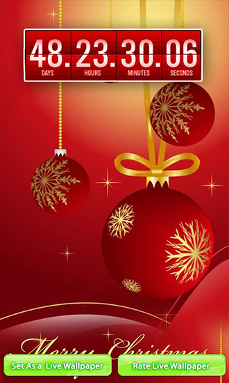 Скриншот экрана Christmas: Countdown на телефоне и планшете.
