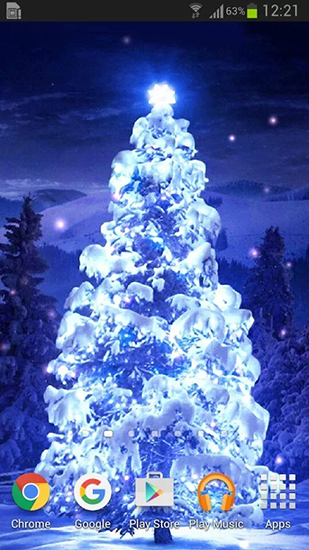 Скриншот экрана Christmas trees на телефоне и планшете.