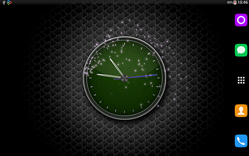 Скриншот экрана Clock by T-Me Clocks на телефоне и планшете.