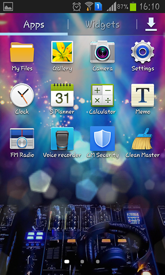 Скриншот экрана Colored lights на телефоне и планшете.