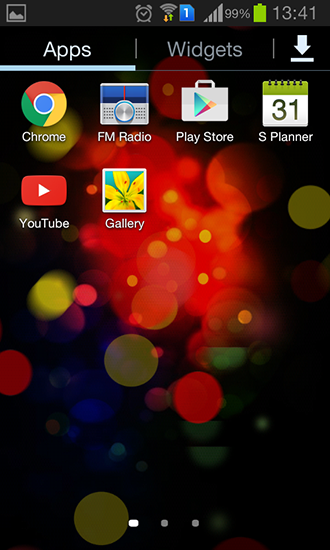 Скриншот экрана Colorful neon на телефоне и планшете.