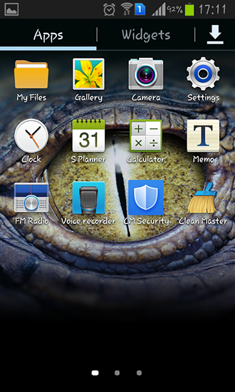Скриншот экрана Crocodile eyes на телефоне и планшете.