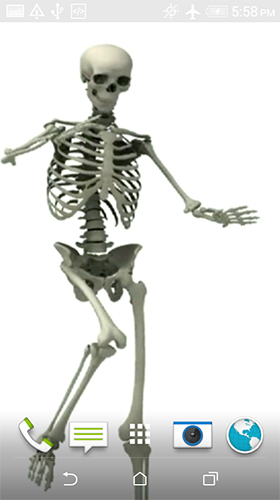Dancing skeleton