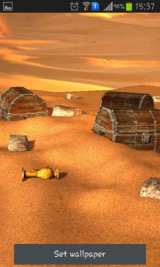 Скриншот экрана Desert treasure на телефоне и планшете.