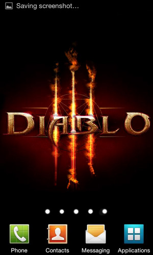 Скриншот экрана Diablo 3: Fire на телефоне и планшете.