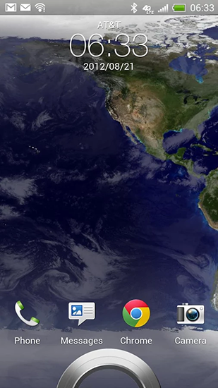 Скриншот экрана Earth на телефоне и планшете.