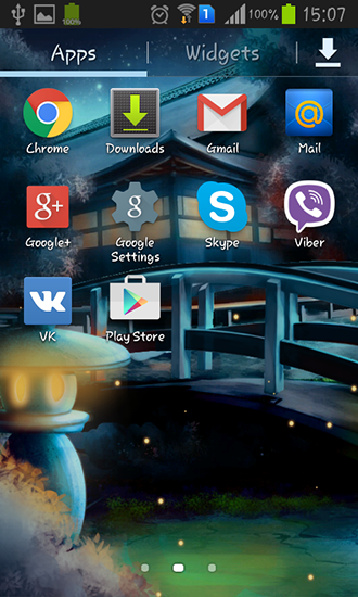 Скриншот экрана Eastern glow на телефоне и планшете.