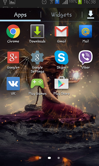 Скриншот экрана Evil fairy на телефоне и планшете.