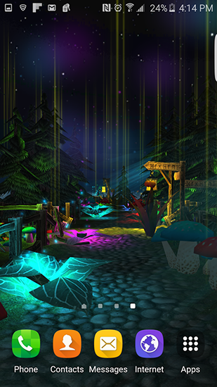 Скриншот экрана Fantasy forest на телефоне и планшете.