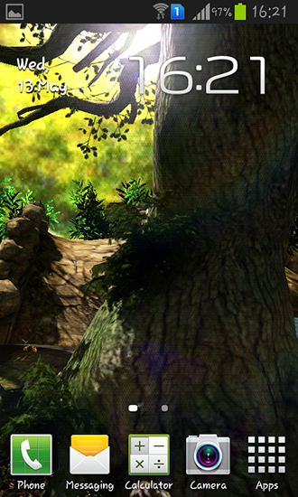 Скриншот экрана Fantasy forest 3D на телефоне и планшете.