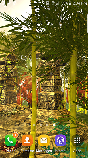 Скриншот экрана Fantasy nature 3D на телефоне и планшете.