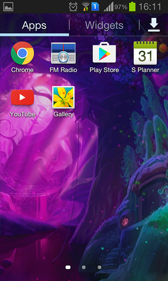 Скриншот экрана Fantasy worlds на телефоне и планшете.