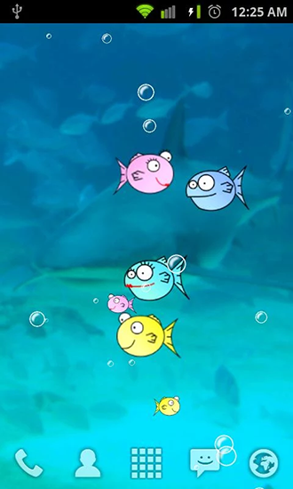 Скриншот экрана Fishbowl by Splabs на телефоне и планшете.