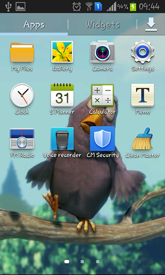 Скриншот экрана Funny bird на телефоне и планшете.