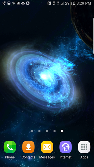 Скриншот экрана Galaxies Exploration на телефоне и планшете.