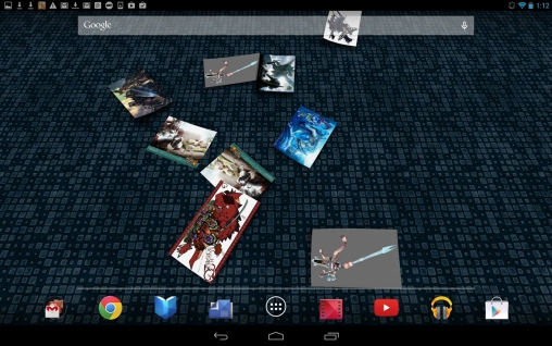 Скриншот экрана Gallery 3D на телефоне и планшете.