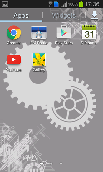 Скриншот экрана Gears на телефоне и планшете.