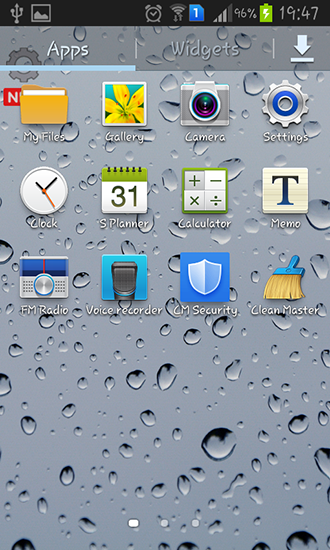 Скриншот экрана Glass на телефоне и планшете.