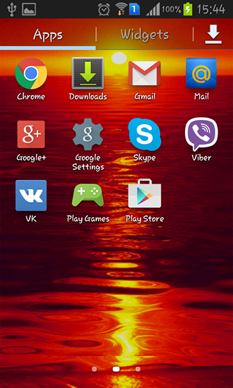 Скриншот экрана Hot sunset на телефоне и планшете.