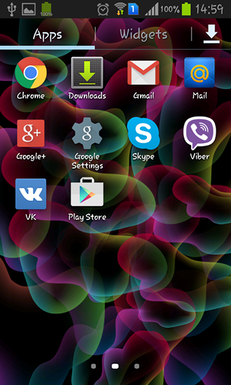 Скриншот экрана Jelly на телефоне и планшете.