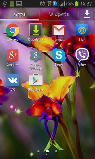 Скриншот экрана Little summer flowers на телефоне и планшете.
