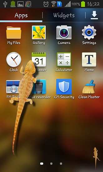 Скриншот экрана Lizard in phone на телефоне и планшете.