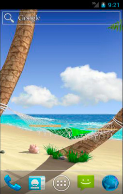 Скриншот экрана Lost island 3D на телефоне и планшете.