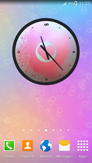 Скриншот экрана Love: Clock на телефоне и планшете.