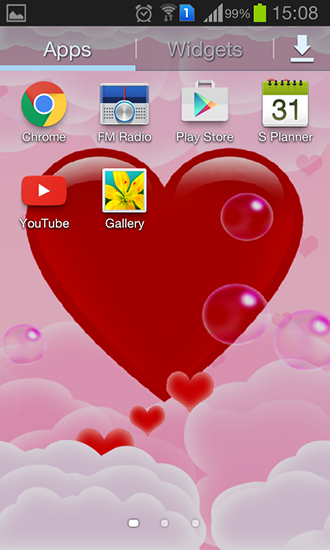 Скриншот экрана Magic heart на телефоне и планшете.