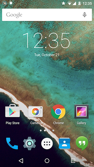Скриншот экрана Material на телефоне и планшете.