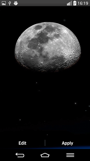 Скриншот экрана Moonlight by Top live wallpapers на телефоне и планшете.
