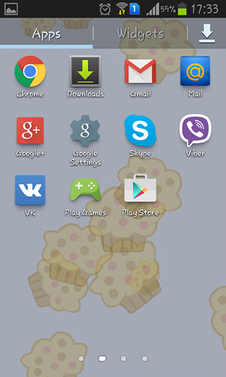 Скриншот экрана Muffins на телефоне и планшете.
