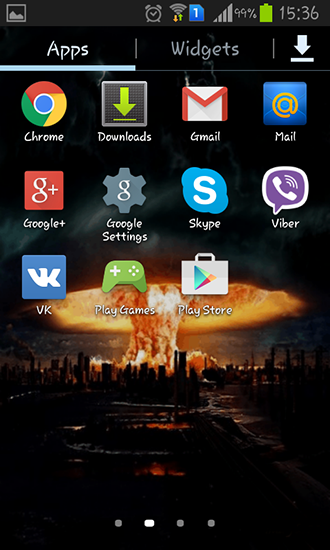 Скриншот экрана Mushroom cloud на телефоне и планшете.