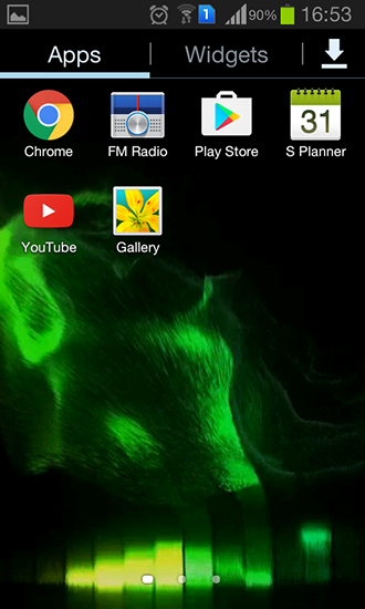 Скриншот экрана Music equalizer на телефоне и планшете.