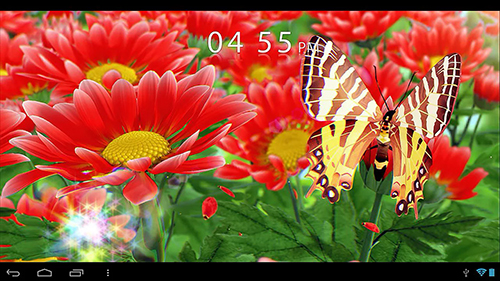 Скриншот экрана My flower 3D на телефоне и планшете.