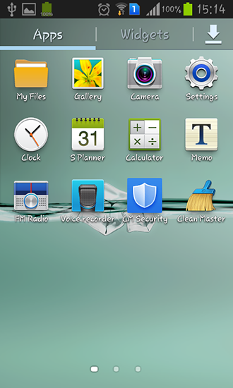 Скриншот экрана My water на телефоне и планшете.