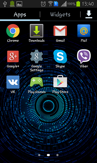 Скриншот экрана Mystic halo на телефоне и планшете.