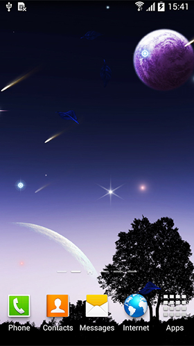 Night sky by BlackBird Wallpapers