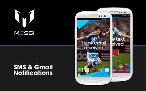 Скриншот экрана Official Messi на телефоне и планшете.